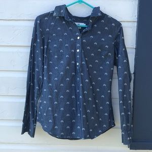 Vineyard vines popover button up size 4